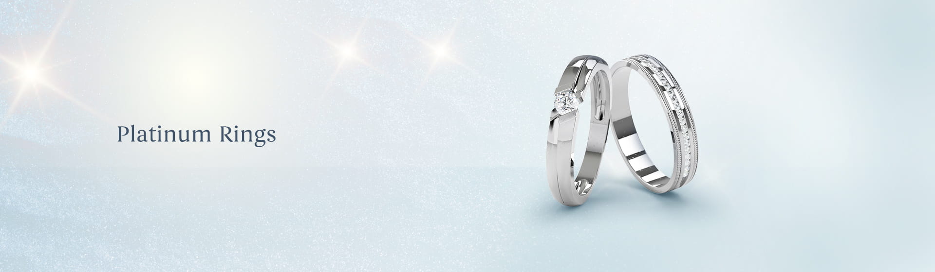 Daily wear platinum engagement Rings for women & men
