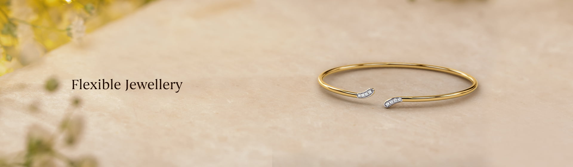 Best diamond & gold plated Flexible Bracelet for women and girls