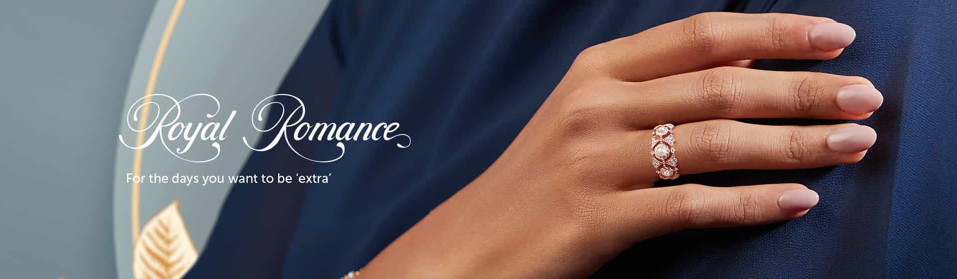 Unique Royal Romance diamond Necklaces, Rings, Earrings, Pendants for partners