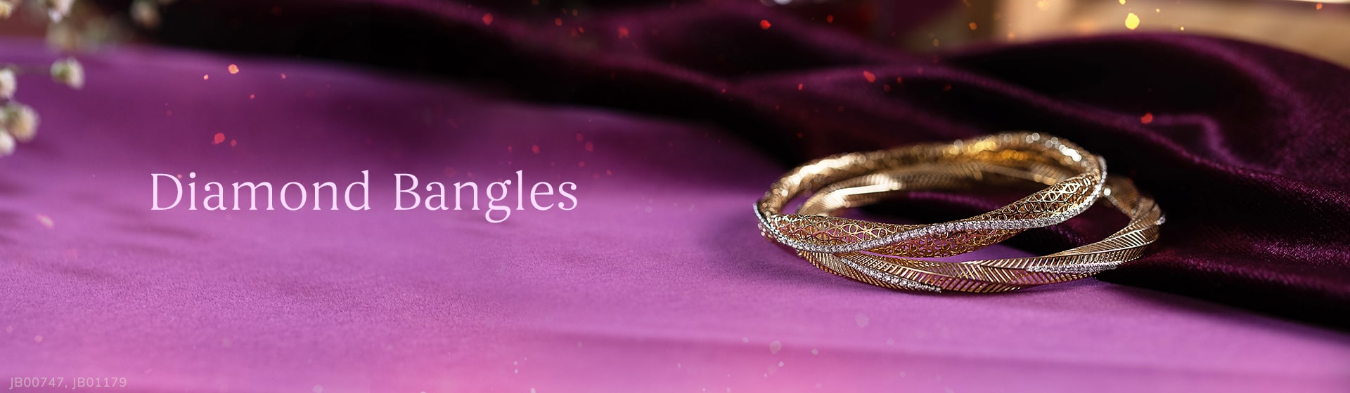 Fancy designer gold and platinum Bangles for women