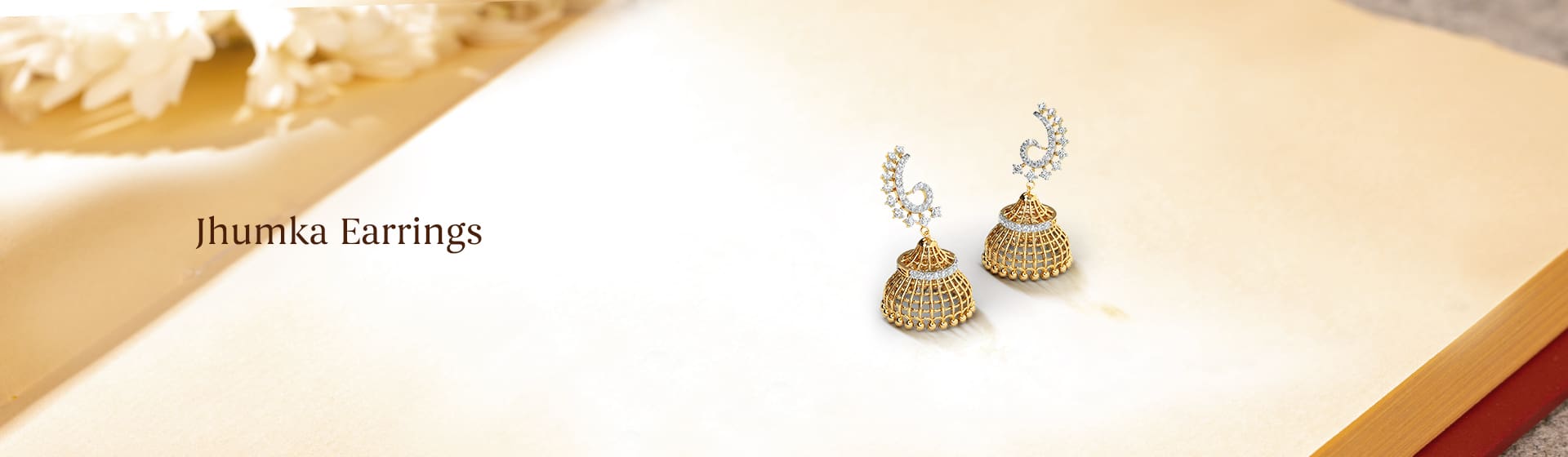 Light & heavy weight ladies wearing Jhumka Earrings designs online